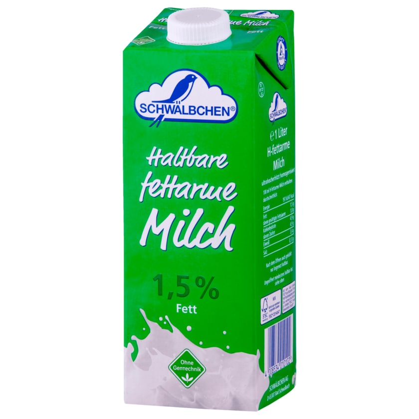 Schwälbchen H-Milch 1,5% 1l